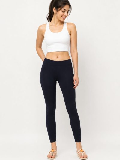 Ankle length leggings - Blue