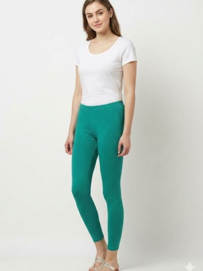 Ankle length leggings - Teal