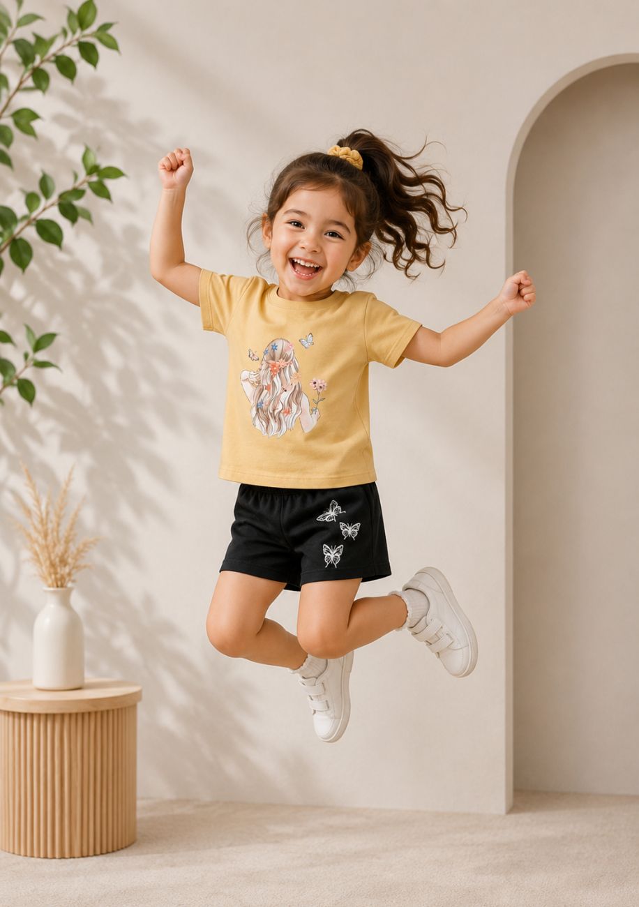 Girls Butterfly Blossom Set4