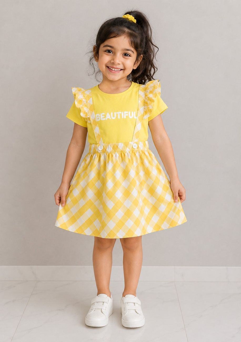 Girls skirt top set - 1