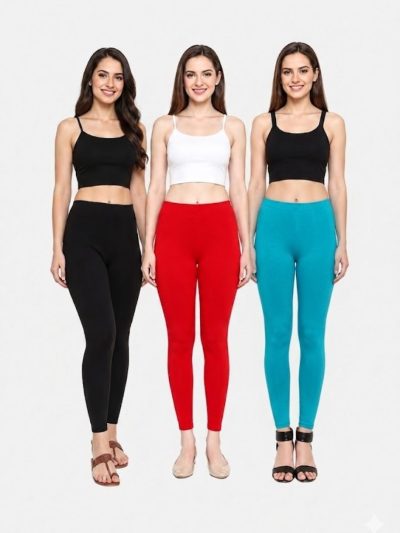 Ankle Length Leggings  - Combo3